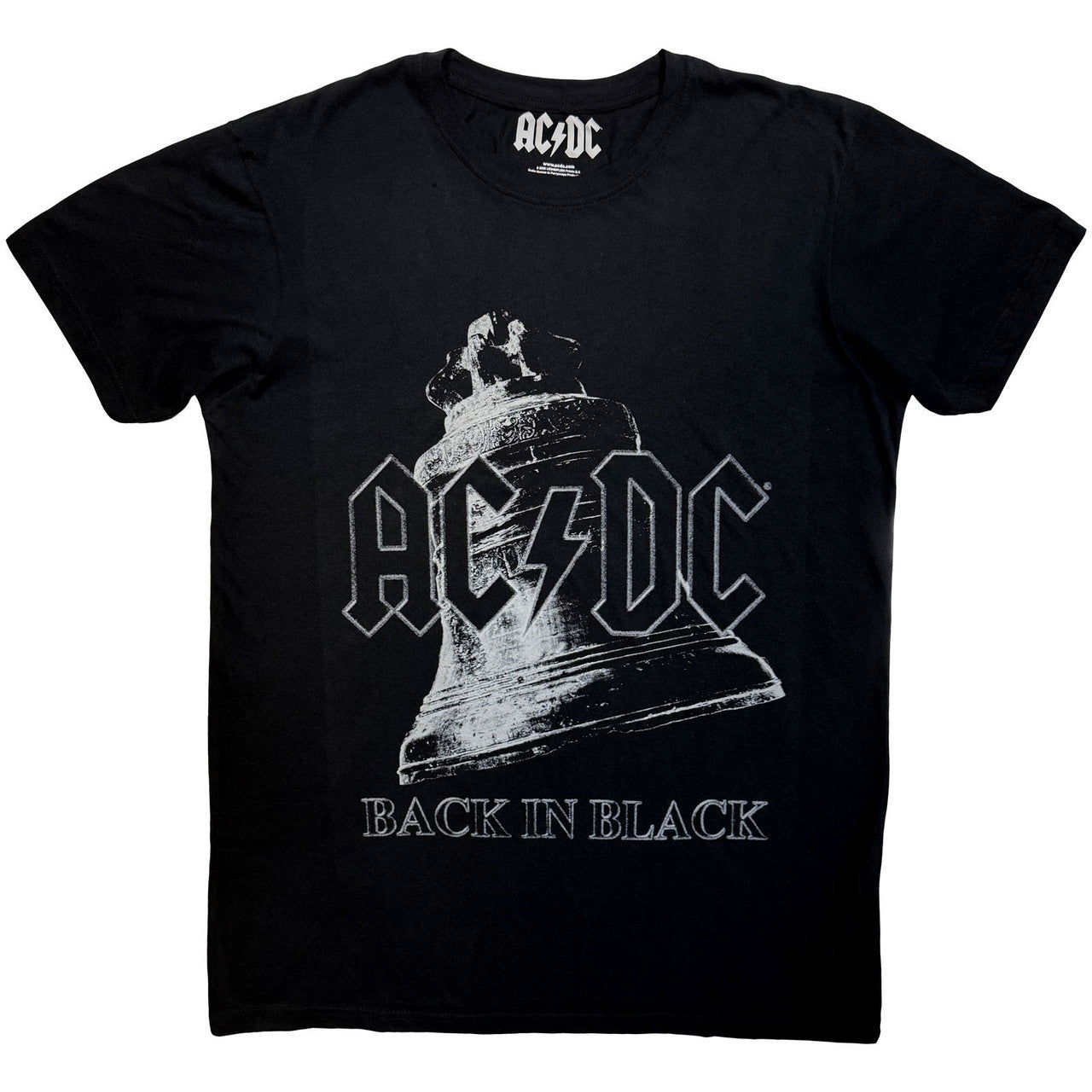AC/DC Carbon T-Shirt, Back In Black Bell