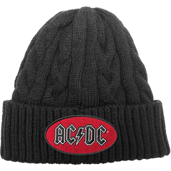 AC/DC Attractive Beanie Hat, Oval Logo