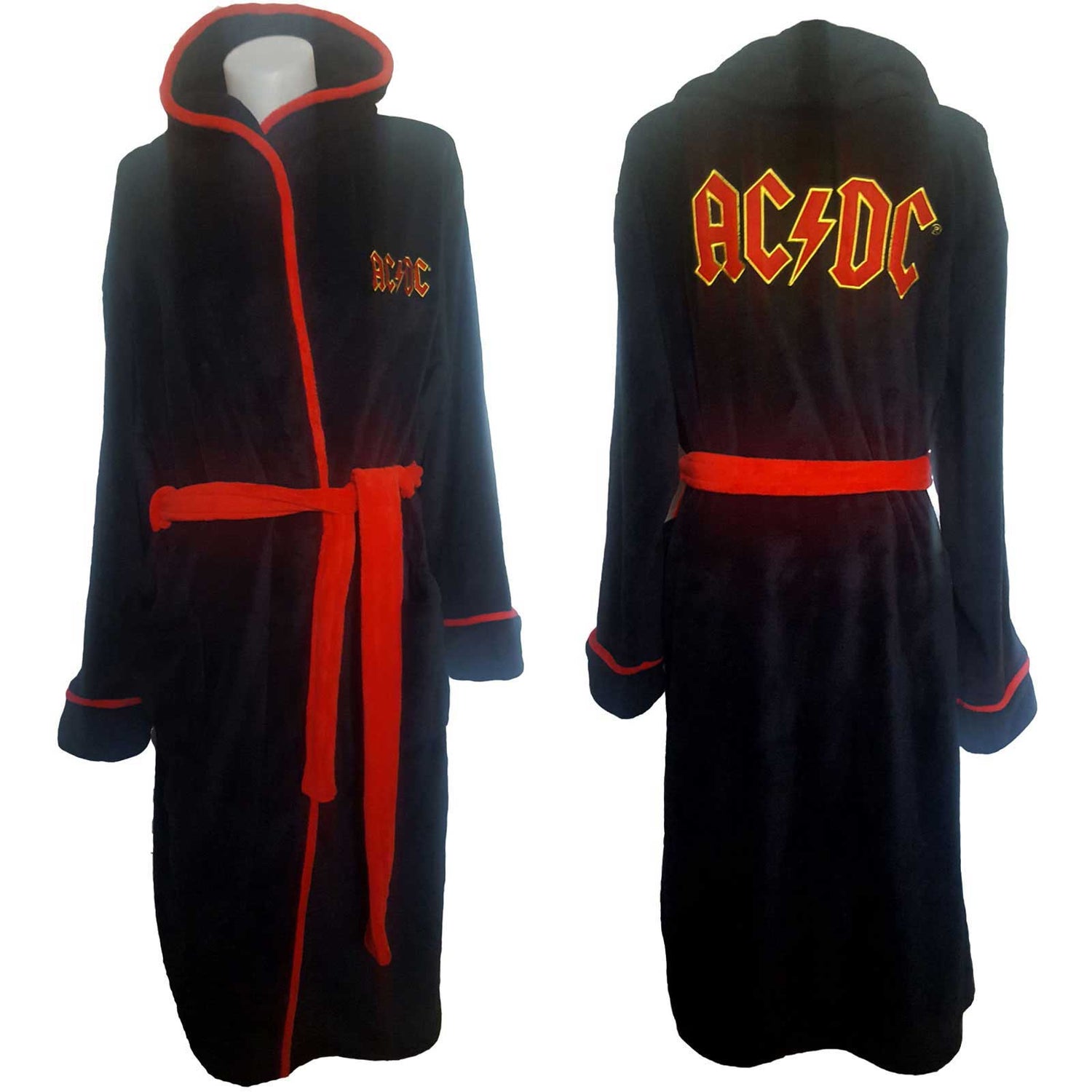 AC/DC Attractive Bathrobe, Cool Logo