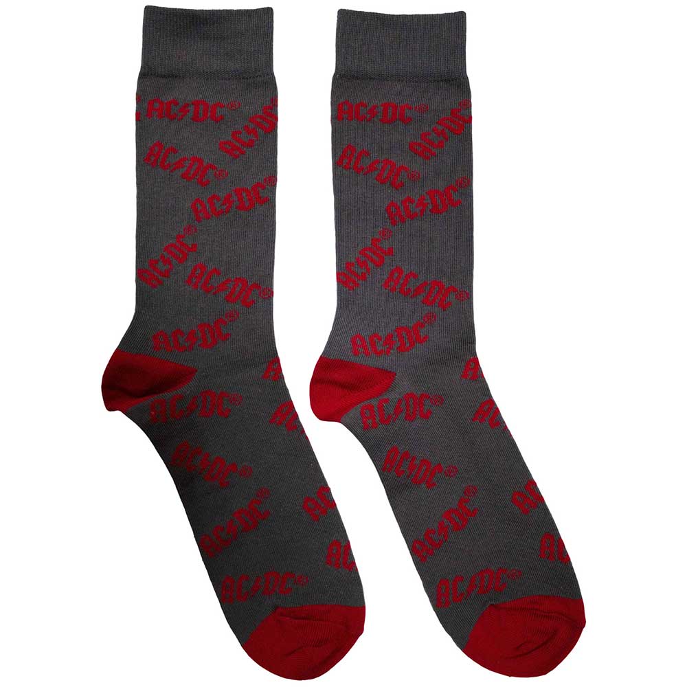 AC/DC Unisex Ankle Socks, Logo Pattern