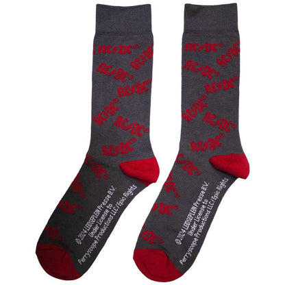 AC/DC Unisex Ankle Socks, Logo Pattern