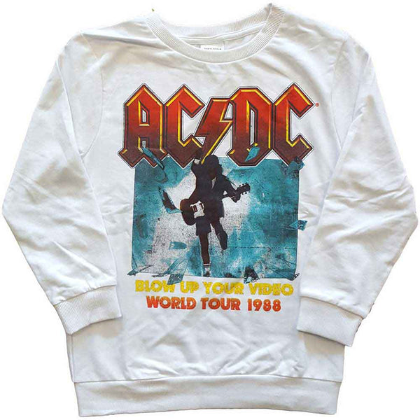 AC/DC Attractive Kids Sweatshirt, Blow Up Your Video