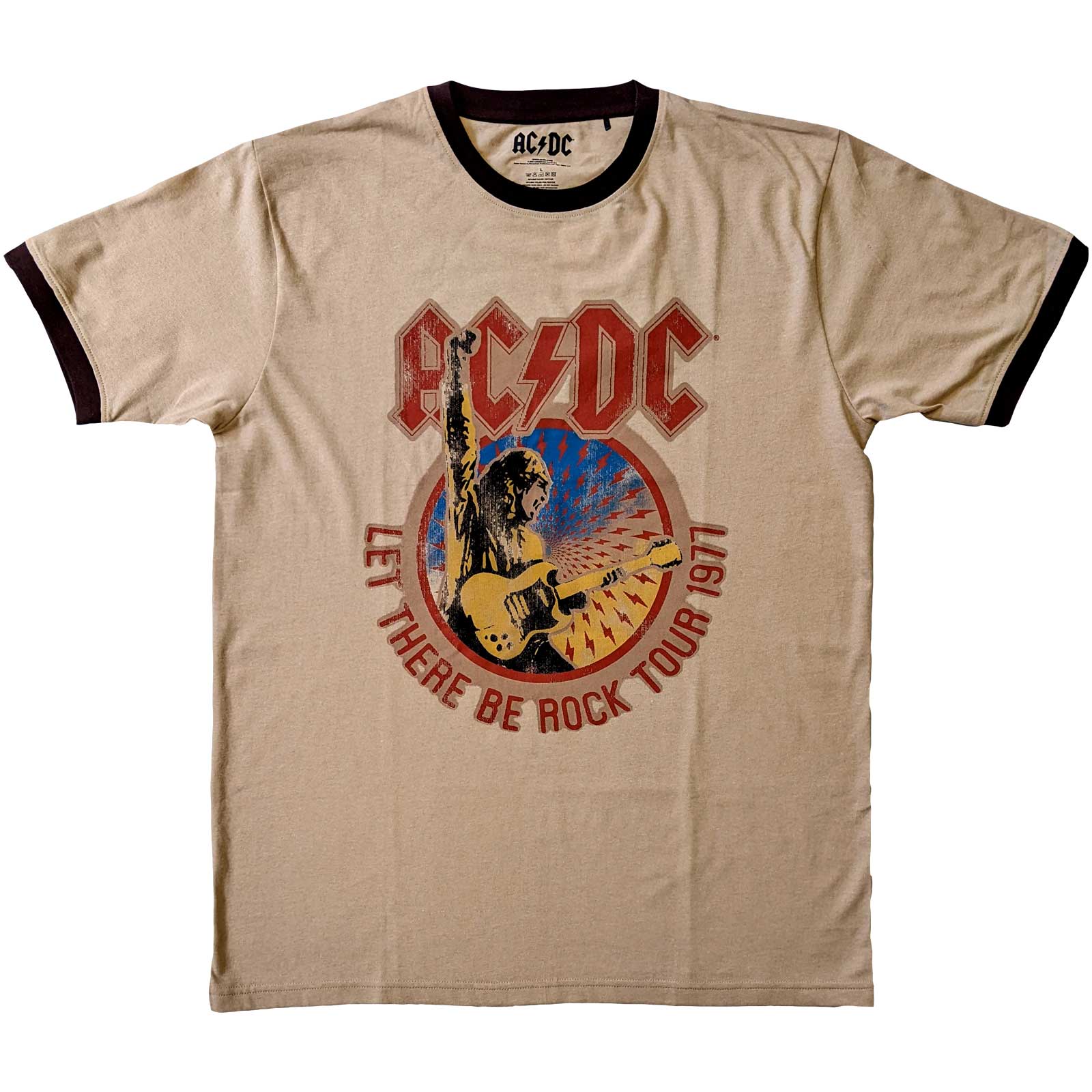 AC/DC Attractive T-Shirt, Tour 77 – Authentic Band Merch