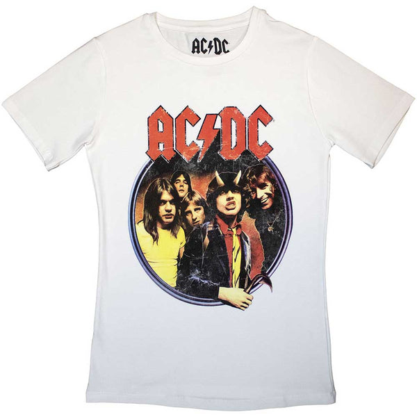AC/DC Attractive T-Shirt, Highway To Hell Circle