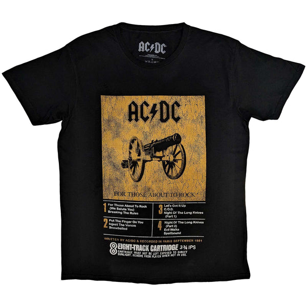 AC/DC Attractive T-Shirt, 8 Track