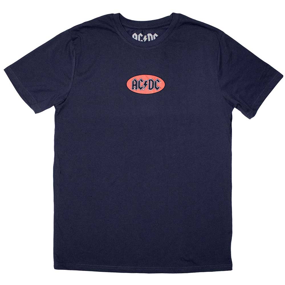 AC/DC Attractive T-shirt, Mini Oval Logo