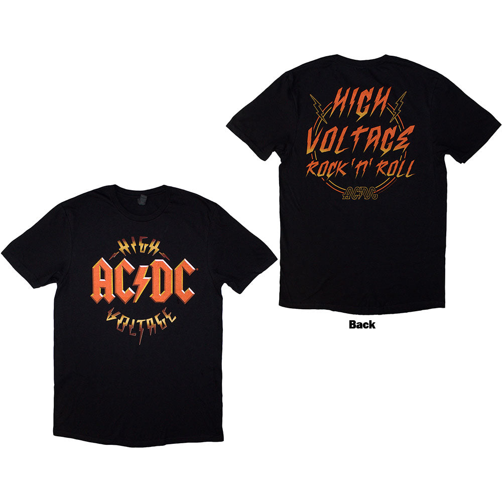 AC/DC Attractive T-Shirt, High Voltage RnR