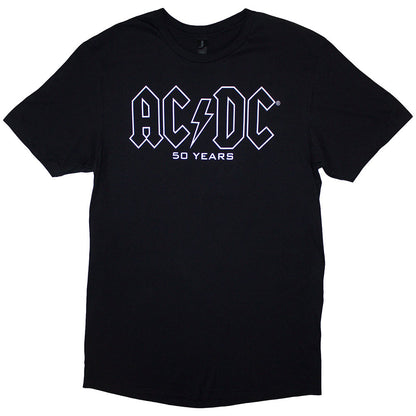 AC/DC Attractive T-Shirt, History Logo