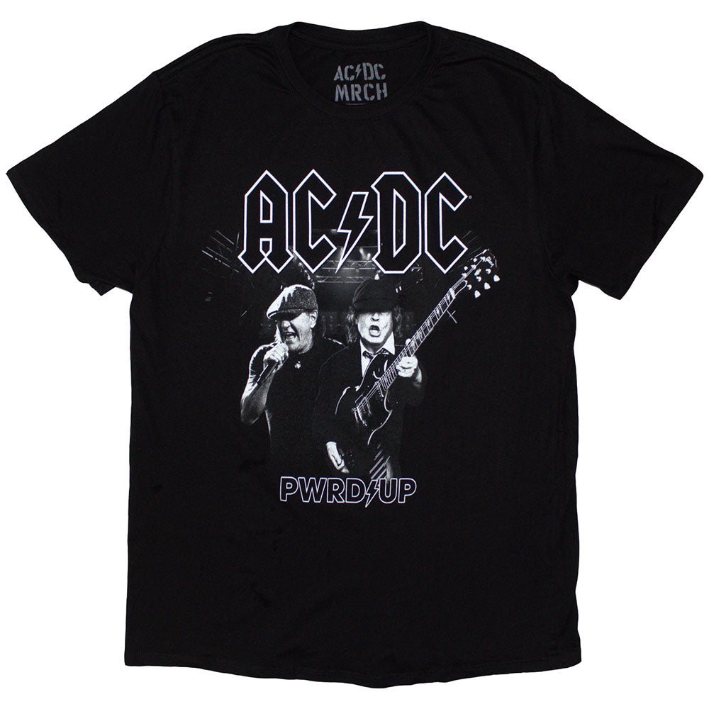 AC/DC Attractive T-Shirt, PWRD-UP B&amp;W Photo