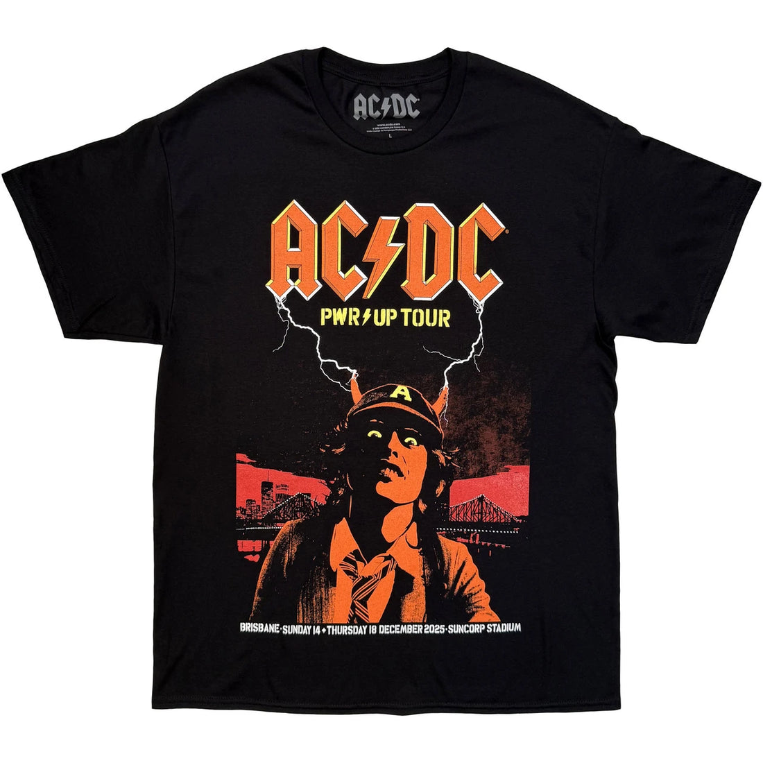 AC/DC Attractive T-shirt, Brisbane