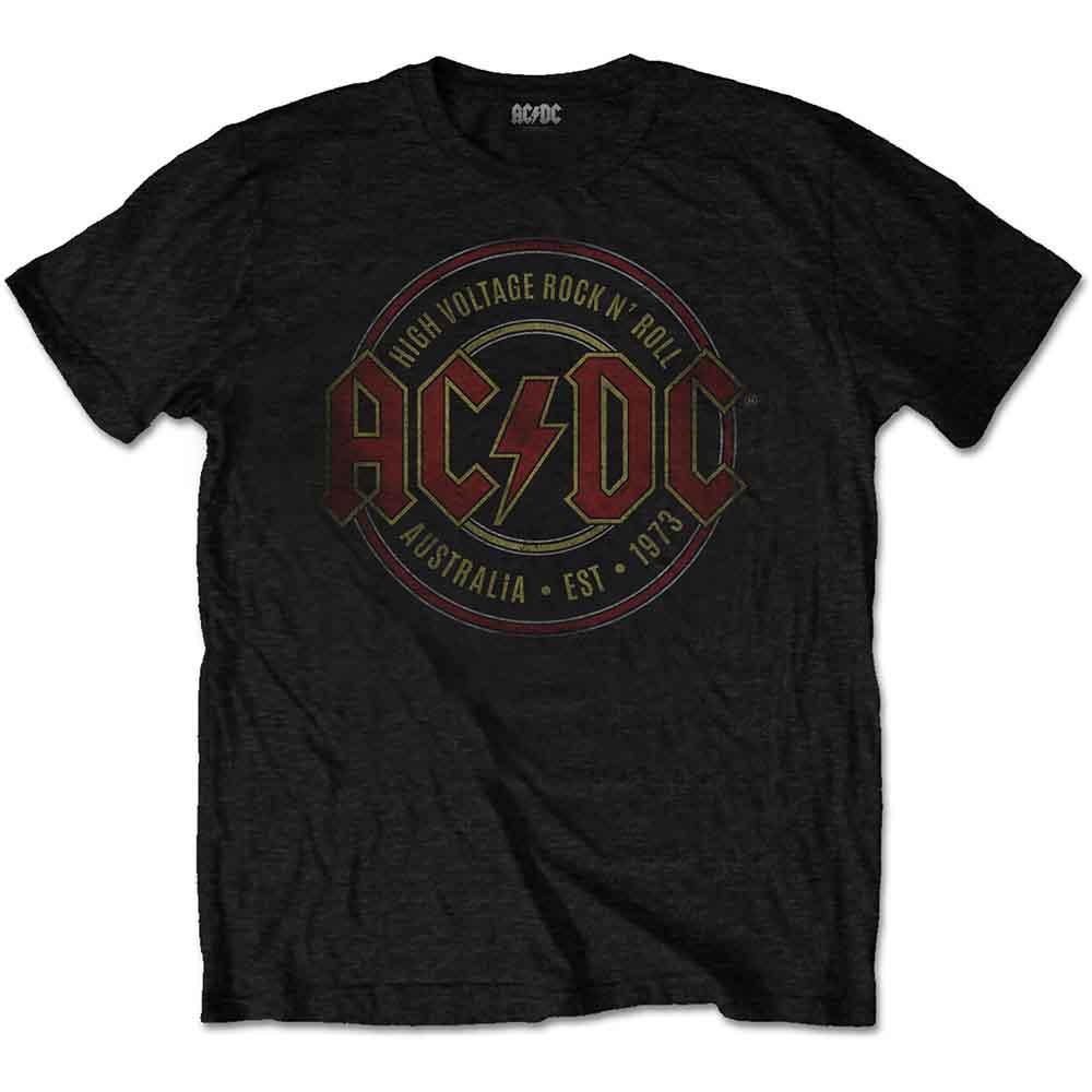 AC/DC Attractive T-shirt, Est. 1973