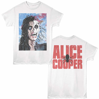 ALICE COOPER Eye-Catching T-Shirt, HALFSKULL TRASH