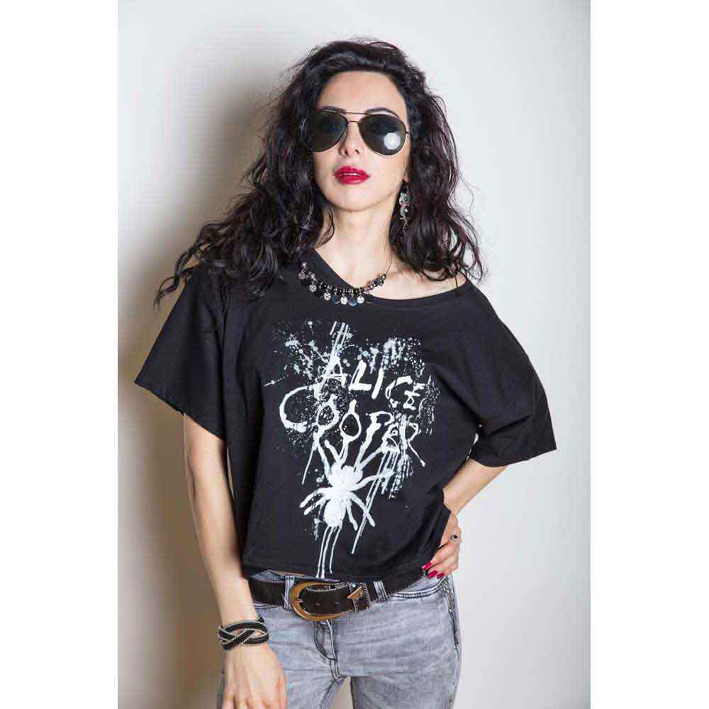 ALICE COOPER Attractive T-Shirt, Spider Splatter