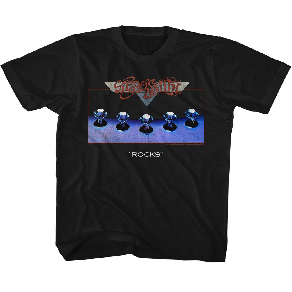 AEROSMITH Eye-Catching T-Shirt, ROCKS