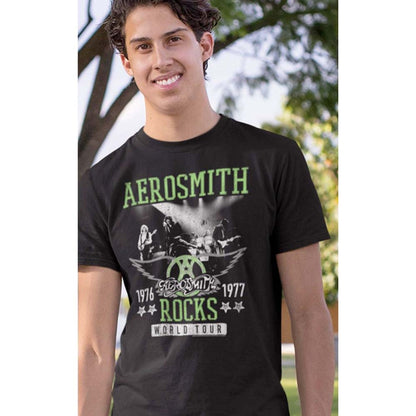 AEROSMITH Eye-Catching T-Shirt, Rockstar