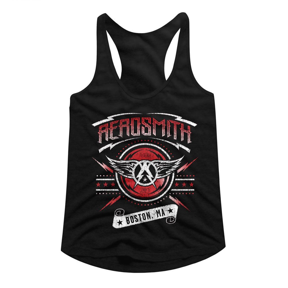 Women Exclusive AEROSMITH Racerback, Boston 2015