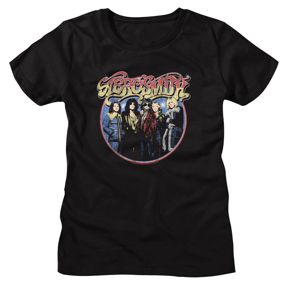 Women Exclusive AEROSMITH T-Shirt, Circle