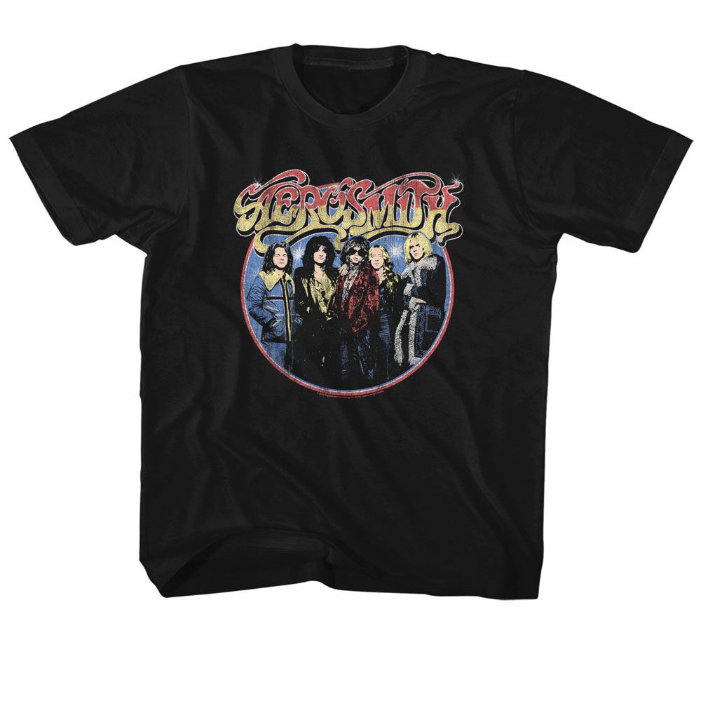 AEROSMITH Eye-Catching T-Shirt, AEROSMITH CIRCLE