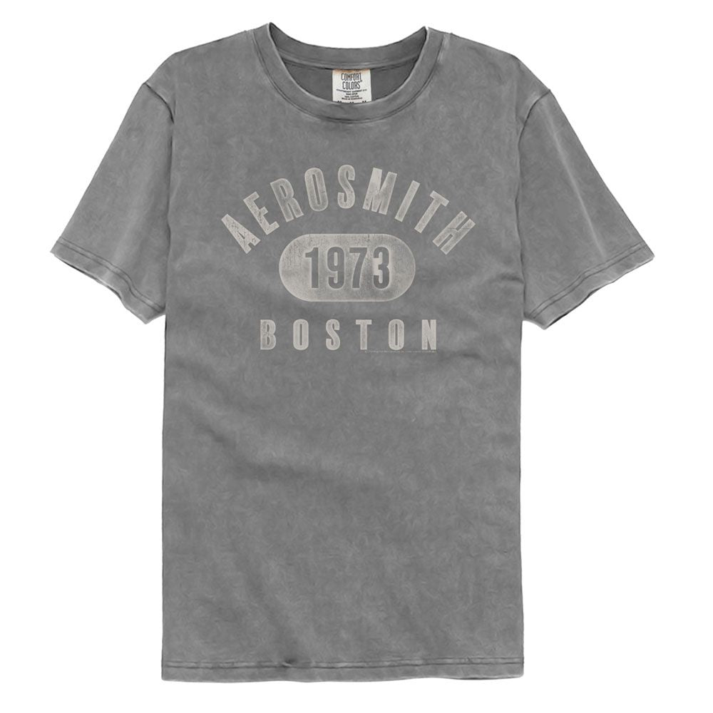 AEROSMITH Garment Dye T-Shirt, Boston 1973