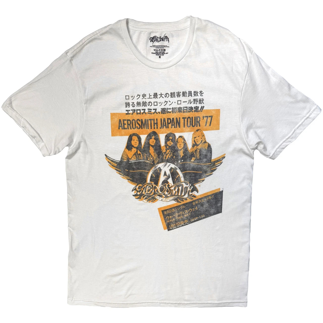 AEROSMITH Attractive T-Shirt, Japan Tour &