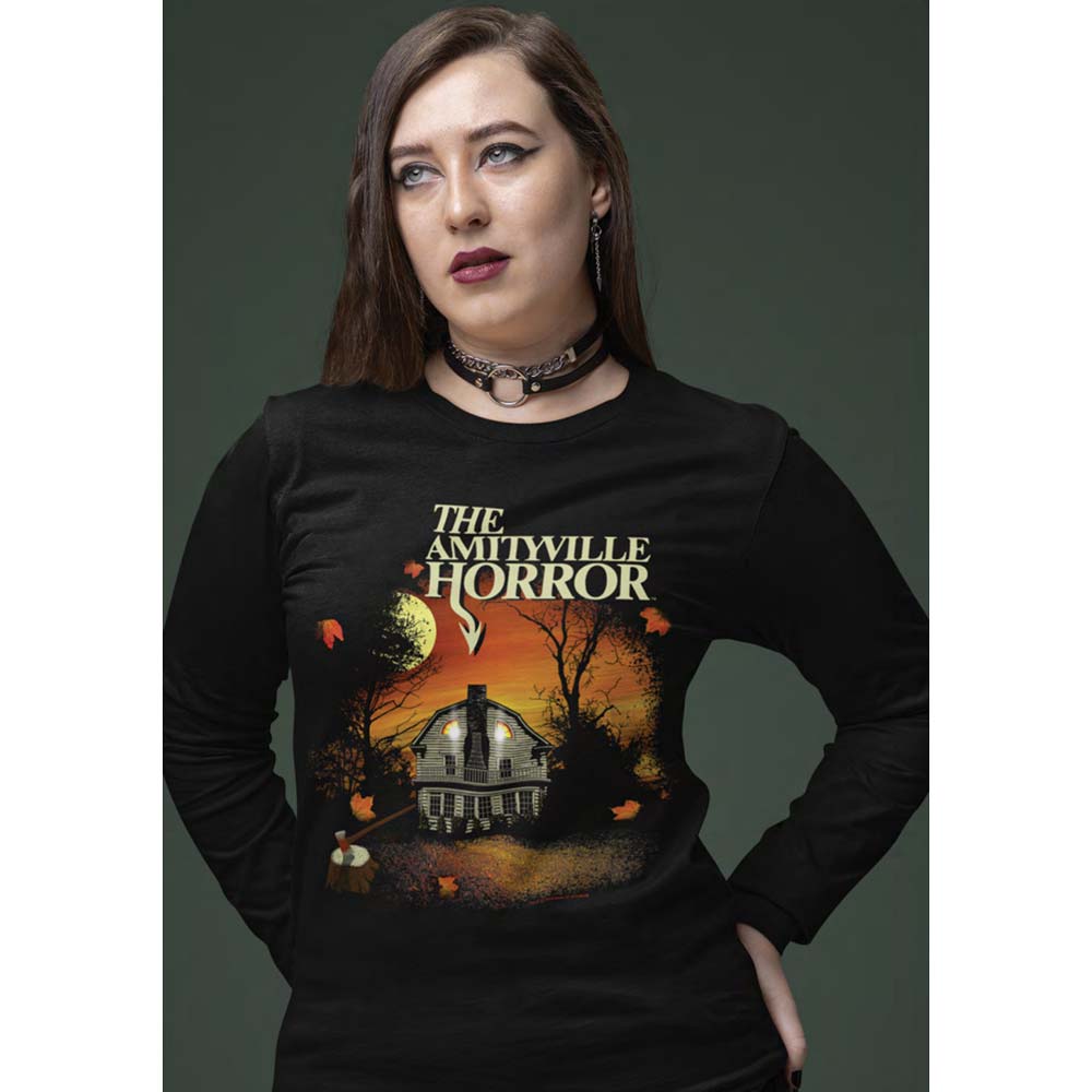 AMITYVILLE HORROR Eye-Catching T-Shirt, HORROR HOUSE