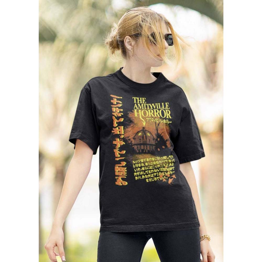 AMITYVILLE HORROR Eye-Catching T-Shirt, Japan Poster