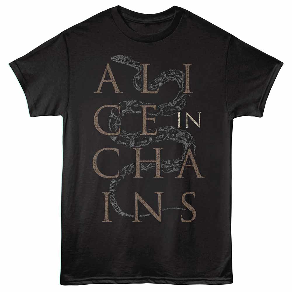 ALICE IN CHAINS Eye-Catching T-Shirt, SNAKE