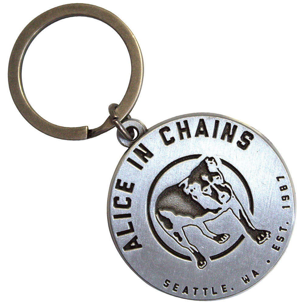 ALICE IN CHAINS Keychain, Three-legged Dog