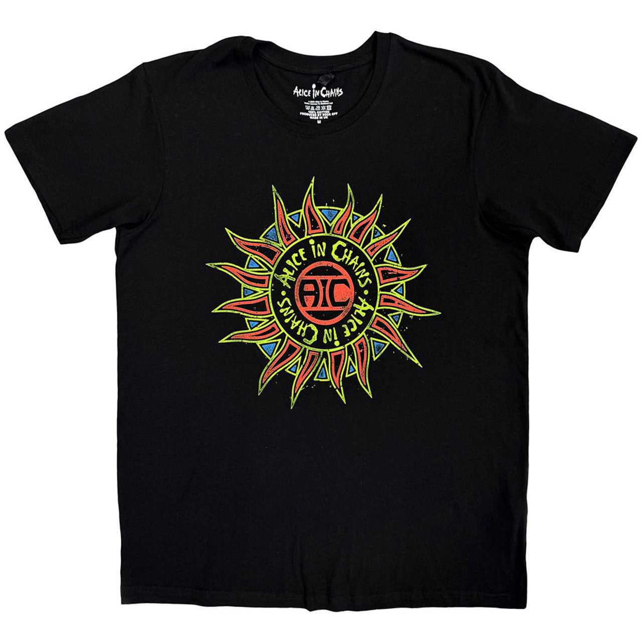 ALICE IN CHAINS Attractive T-Shirt, Sun Logo