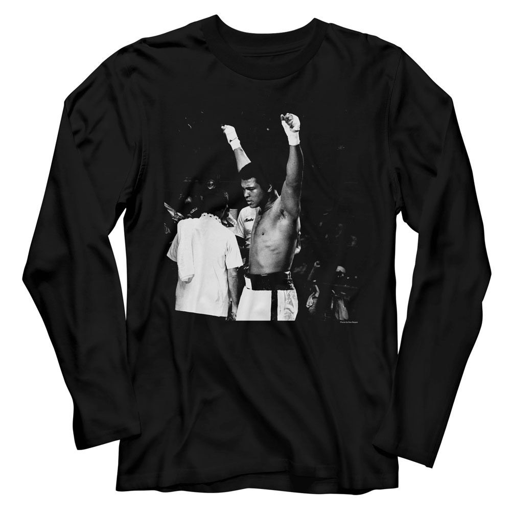 MUHAMMAD ALI Long Sleeve T-Shirt, Hands In The Air