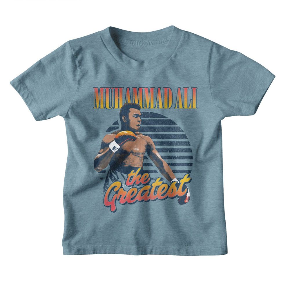 MUHAMMAD ALI Eye-Catching T-Shirt, GREATEST GRADIENTS