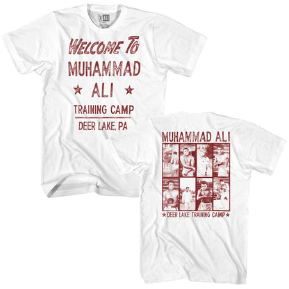 MUHAMMAD ALI Eye-Catching T-Shirt, Welcome to Camp