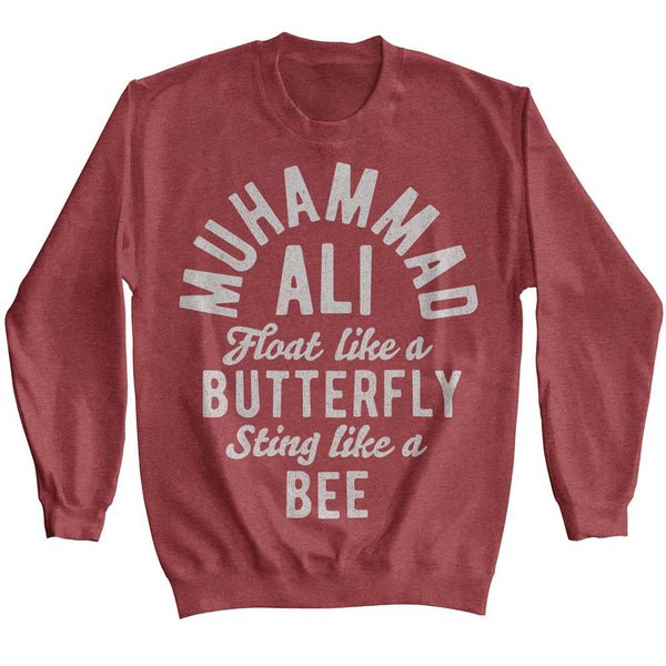 Premium MUHAMMAD ALI Sweatshirt, Butterfly Bee