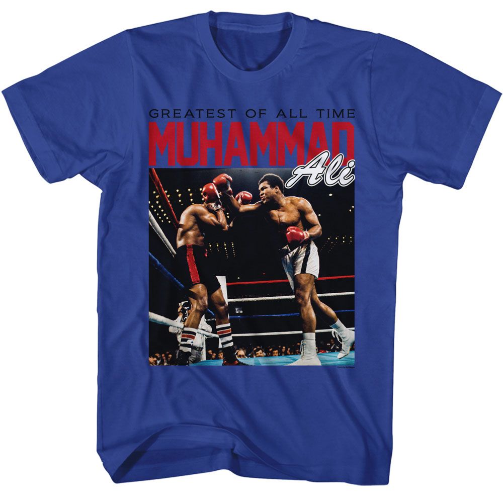 MUHAMMAD ALI Eye-Catching T-Shirt, Fight Ring Light