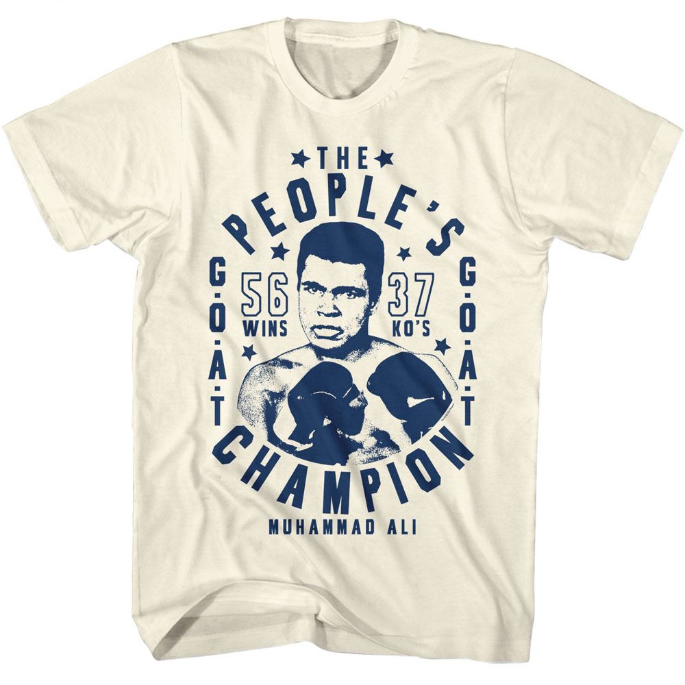 MUHAMMAD ALI Eye-Catching T-Shirt, Peoples Champ Goat