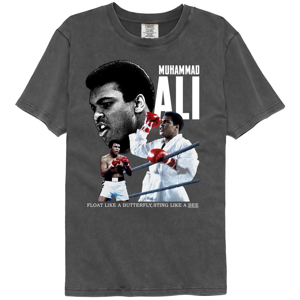 MUHAMMAD ALI Garment Dye T-Shirt, Sting Like