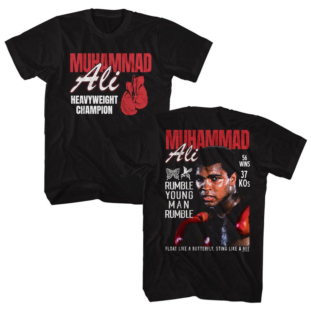 MUHAMMAD ALI Eye-Catching T-Shirt, HEAVYWEIGHT CHAMP