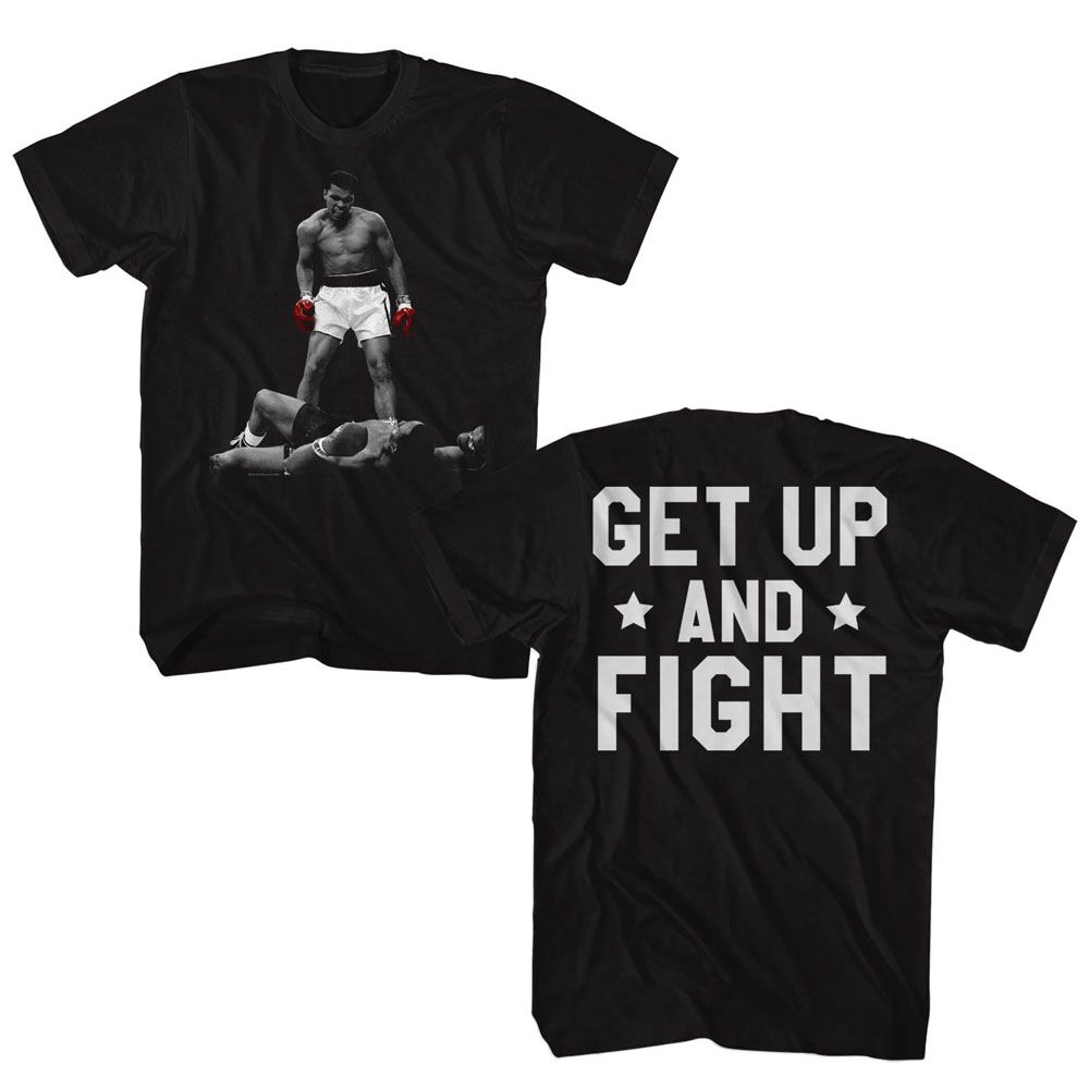 MUHAMMAD ALI Eye-Catching T-Shirt, VS LISTON GET UP F B