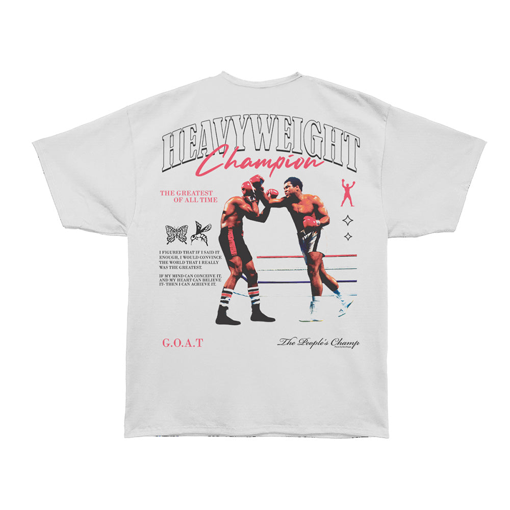 MUHAMMAD ALI Oversized T-Shirt, HEAVYWEIGHT CHAMPION