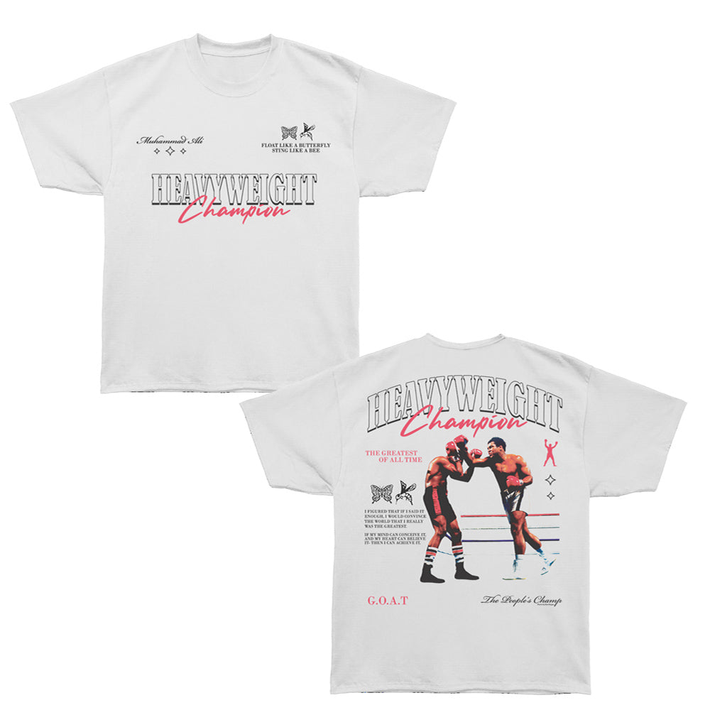 MUHAMMAD ALI Oversized T-Shirt, HEAVYWEIGHT CHAMPION