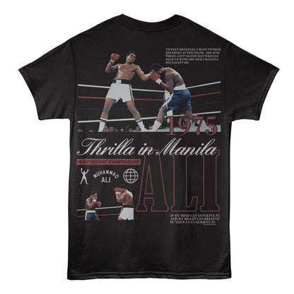 MUHAMMAD ALI Eye-Catching T-Shirt, THRILLA IN MANILLA