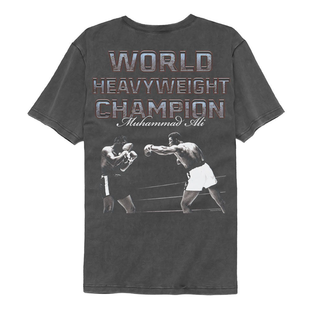 MUHAMMAD ALI Garment Dye T-Shirt, WORLD CHAMP