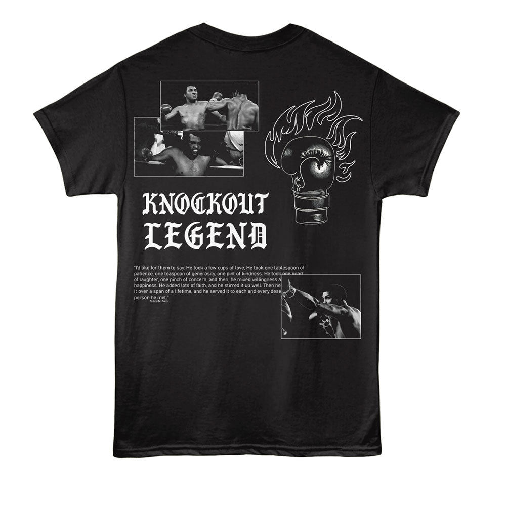 MUHAMMAD ALI Eye-Catching T-Shirt, KNOCKOUT LEGEND