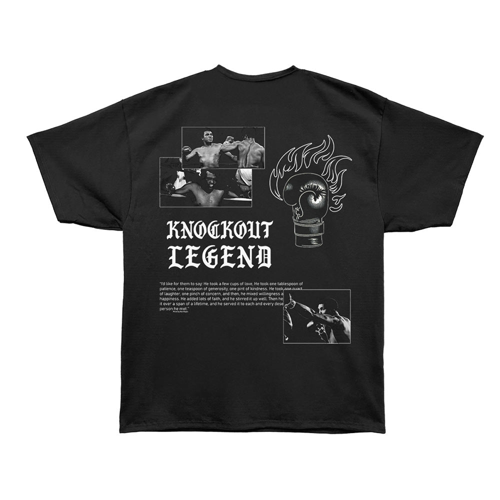 MUHAMMAD ALI Oversized T-Shirt, KNOCKOUT LEGEND