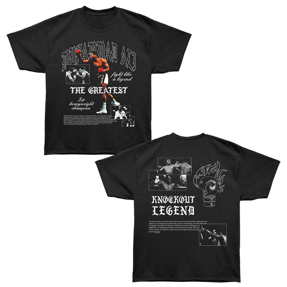 MUHAMMAD ALI Oversized T-Shirt, KNOCKOUT LEGEND