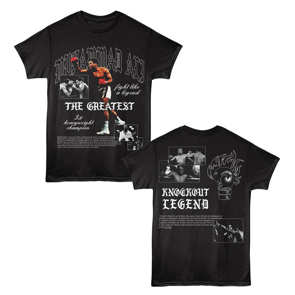 MUHAMMAD ALI Eye-Catching T-Shirt, KNOCKOUT LEGEND