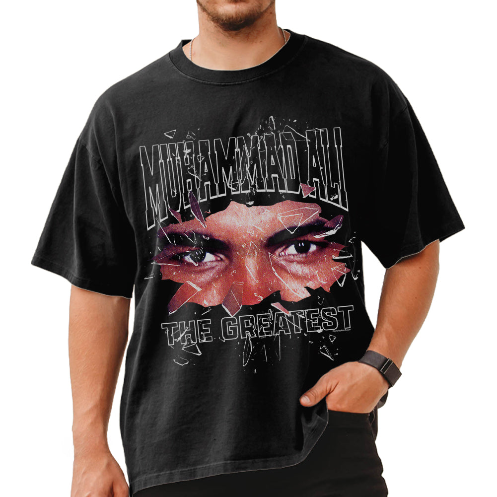 MUHAMMAD ALI Oversized T-Shirt, SHATTERED GLASS