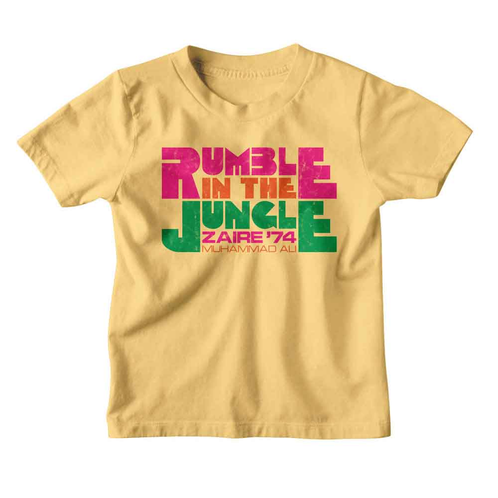 MUHAMMAD ALI Kids T-Shirt, RUMBLE IN THE JUNGLE