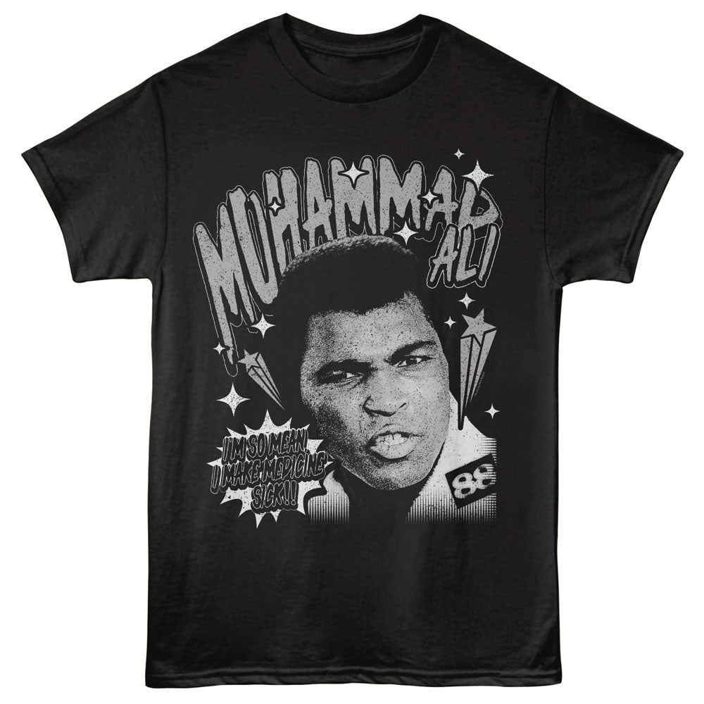 MUHAMMAD ALI Eye-Catching T-Shirt, MAKE MEDICINE SICK