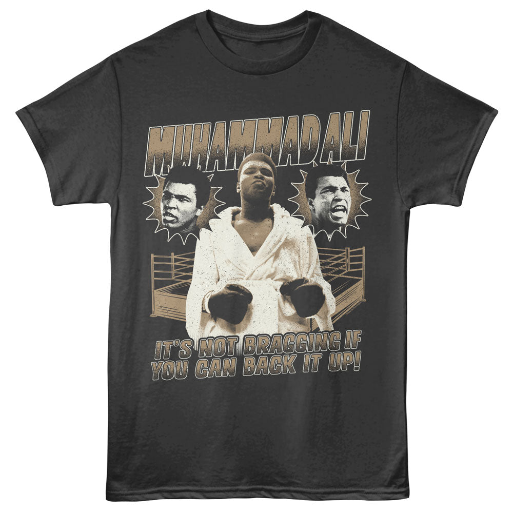 MUHAMMAD ALI Eye-Catching T-Shirt, NOT BRAGGING